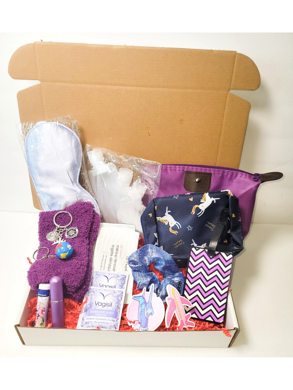 Travel Gift Box for Women Teens Relaxation & Self-Care Gift